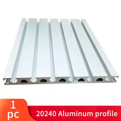 1 szt. 20240 profil aluminiowy T-Slot 20x240mm maszyna do grawerowania szyba DIY 3D części drukarki 100mm 300mm 625mm 500mm 1000mm długość