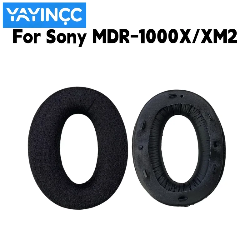 Atmungsaktive Ersatz-Ohrpolster aus Netzstoff für Sony MDR-1000X/WH-1000XM2 Kopfhörer, Reparaturteile, kein Haarausfall. – Detail 4