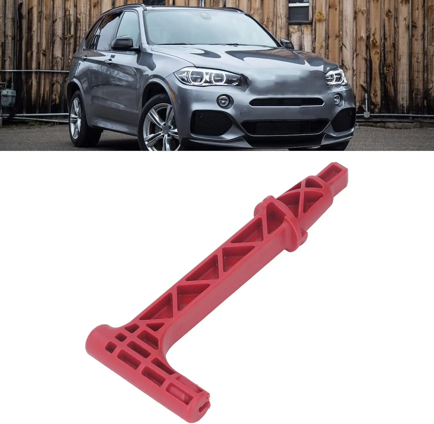 Emergency Release Handle Red Parking Brake Release Handle for BMW X5 X6 E70 E71 Replace 24507590395