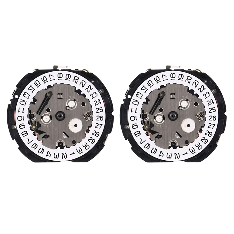 

2X YM62A YM62-3 Replaces 7T62A Quartz Movement Date At 3 Watch Repair Parts Replacement Parts