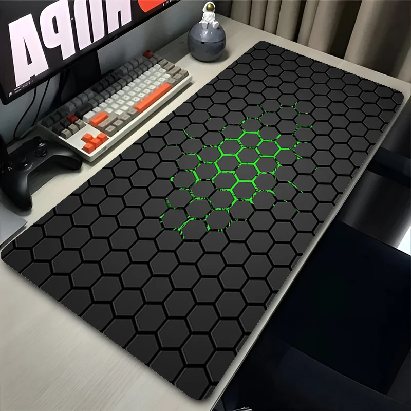 Hexagonal technology sense Mouse Pad Animation Office E-sports Gaming Table Mat Computer Keyboard Pads geometric solid Mouse Mat
