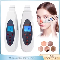 Depurador ultrasónico de la piel, máquina de limpieza facial profunda, masajeador facial, exfoliación por ultrasonido, elevación de tono limpia LW006
