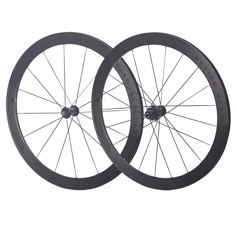 RUJIXU Latest high quality 700C30/40/50mm Hot sale V brake bike road wheel BMX road disc bicycle wheelset aluminum  rim