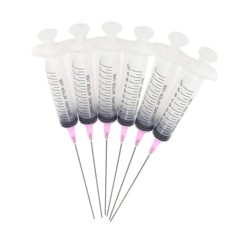 6pcs *10ML Refill Tool Syringe with Needle or 6pcs Needle for Epson HP Canon Brother Ricoh FuJi Printer Ink Cartridge and Ciss
