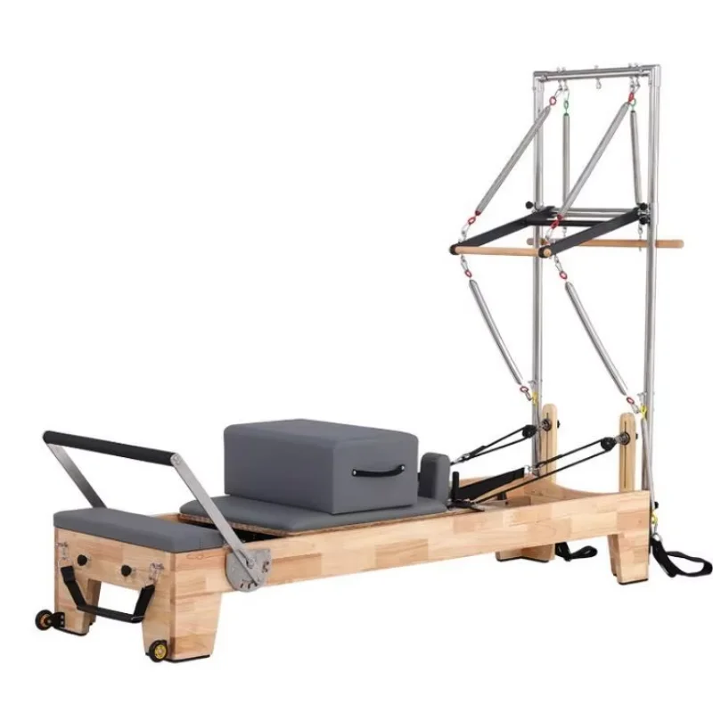 

DerenBest Selling Studio Clinical Maple Pilates Oak Machine Wood Reformer Half Tower Pilates Reformer Trapezederen