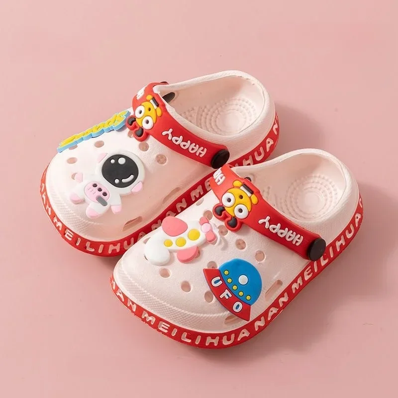 Summer Children Infant Cartoon Cute Baby Girl Shoes Kids Slippers Sandals Soft Sole Comfort Soft Anti Toddler Slip Outdoor