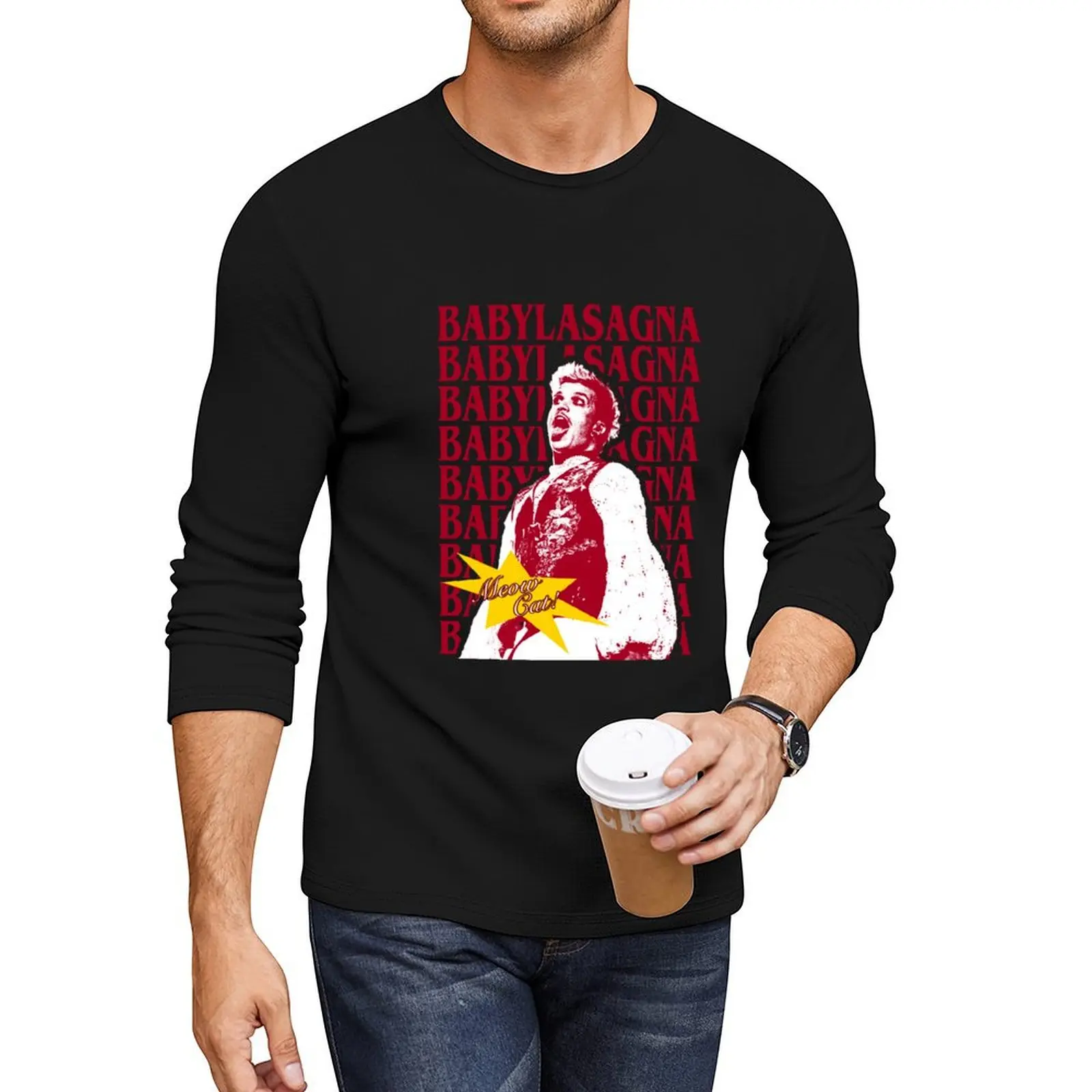 Baby Lasagna Croatia Eurovision 2024 Merch Long T-Shirt customized t shirts custom t shirts design your own t shirt for men