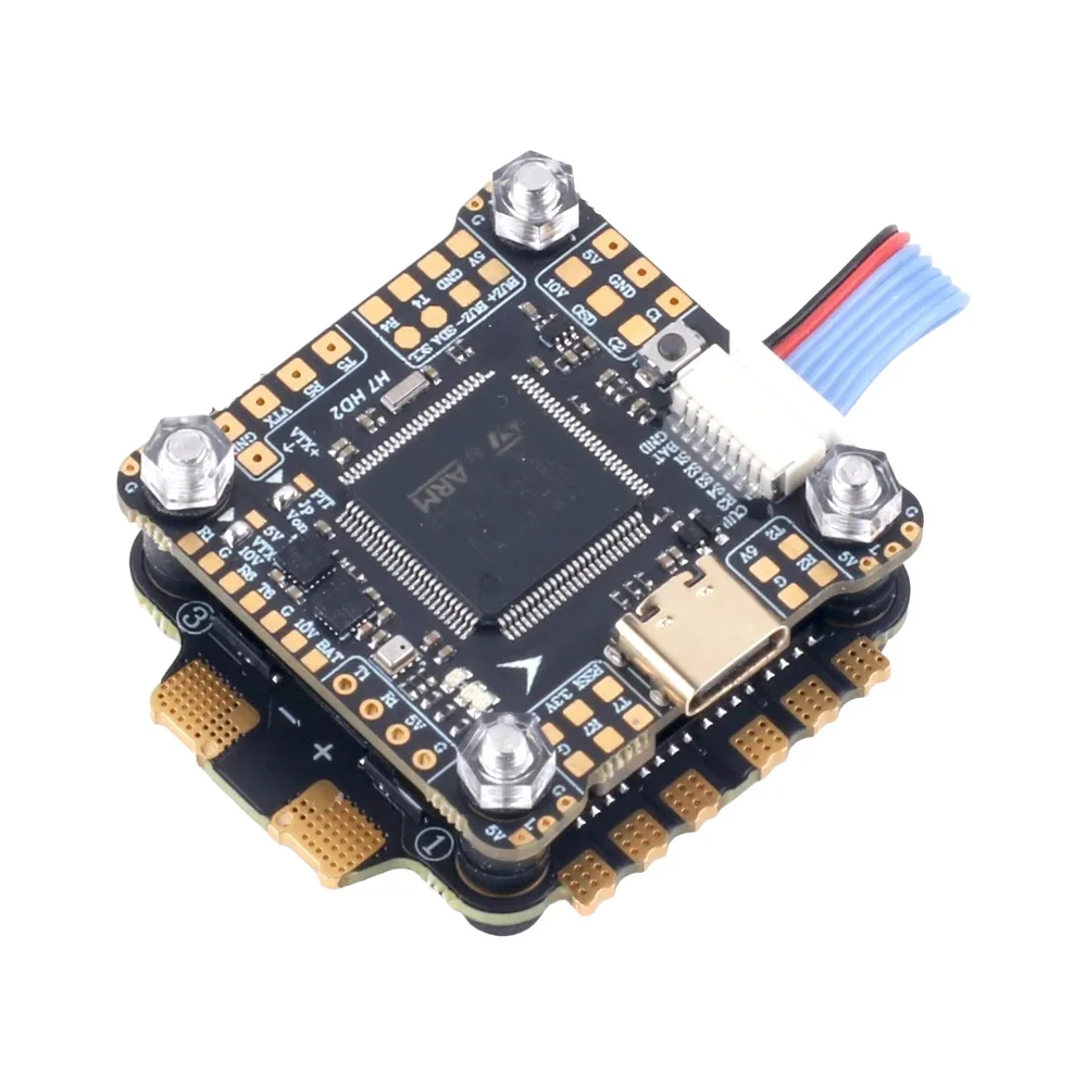 SKYSTARS Fly Tower Stack H743 HD Single Gyro/Dual Gyro F7 Flugcontroller & KO60 60A AM-32 128K 4IN1 ESC für FPV-Drohnen