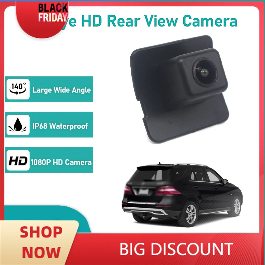 Cd Hd Fisheye Achteruitkijkcamera Voor Mercedes Benz Ml M W164 Ml350 Ml330 Ml63 2005 ~ 2010 2011 Auto Back-Up Achteruit Parking Monitor