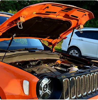 1 Set Gas Struts For Jeep Renegade BU/520 2014-Present Front Hood Bonnet Lift Support Damper Shock Absorber Prop Rods