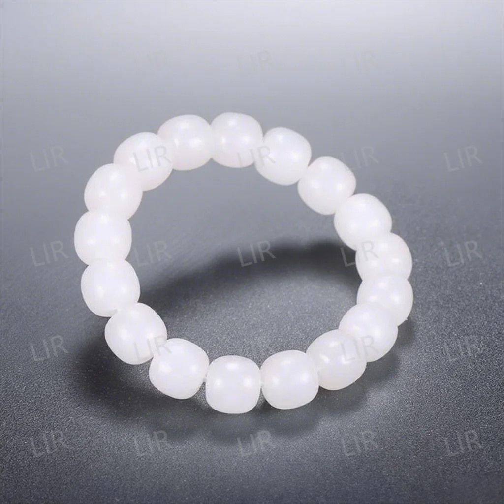 

LIR Golden Silk Jade Couple Bracelets - Pure White Love FengShui | Trendy Jewelry for Lovers | Hot Sale Matching Set