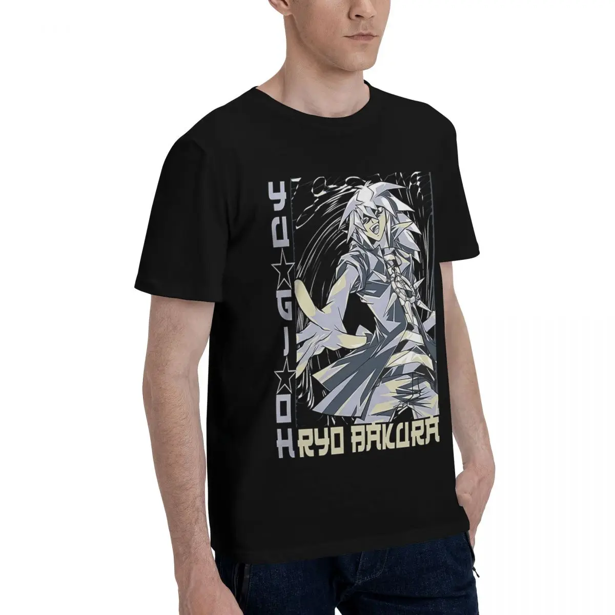 Yu Gi Oh - Ryo Bakura 100% Cotton Casual Breathable Confortable Top Men's T-Shirts Men's Wear