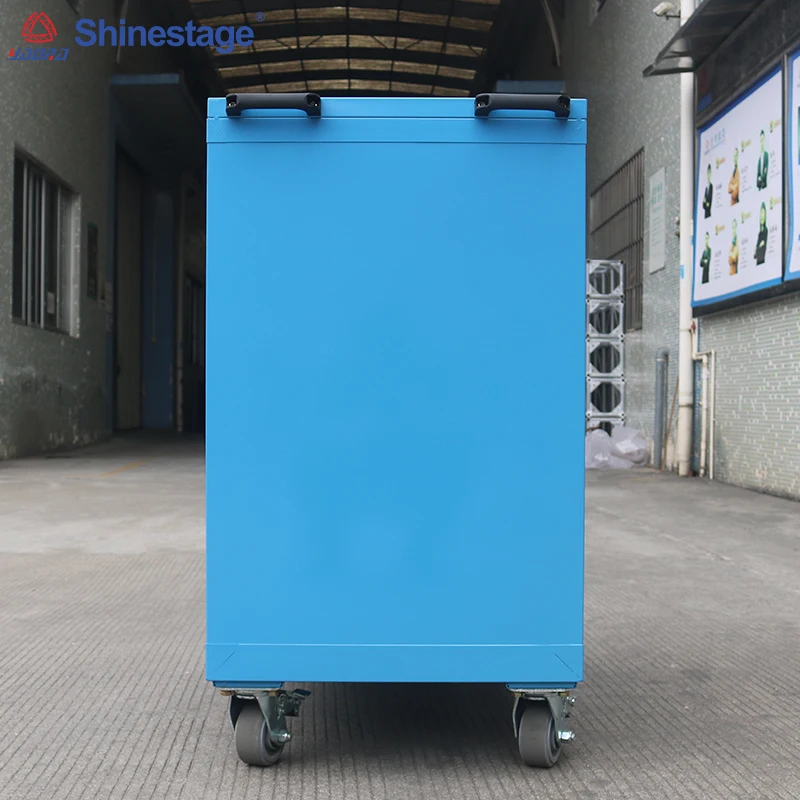 Laci Dorong Tangan Multifungsi Kotak Alat Perangkat Keras Gerobak Alat Bengkel Mobil Gerobak Kecil Kabinet Seluler Berat