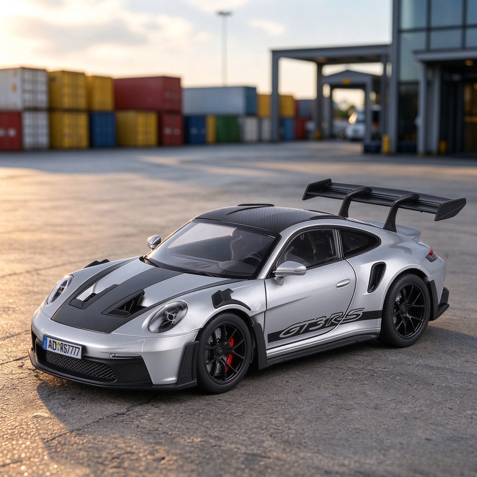 1:24 911 GT3 RS 992 Sports Car Alloy Metal Diecast Model Car Home Decoration & Collectibles Hobby Display