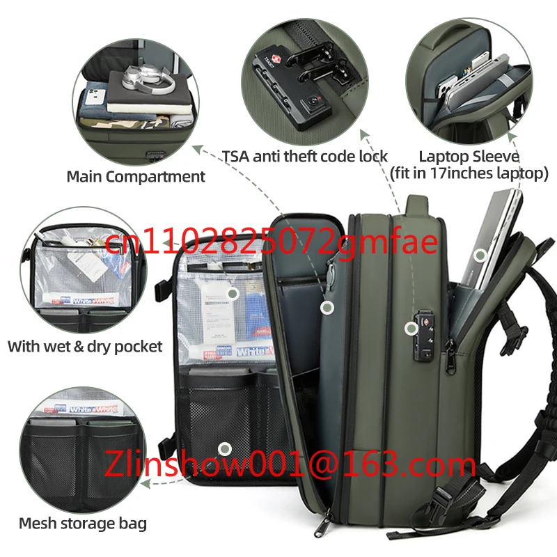 

Travel Vacuum Backpack Expandable Compression Camp Large Capacity Outdoor Backpack Travel Bag Waterproof