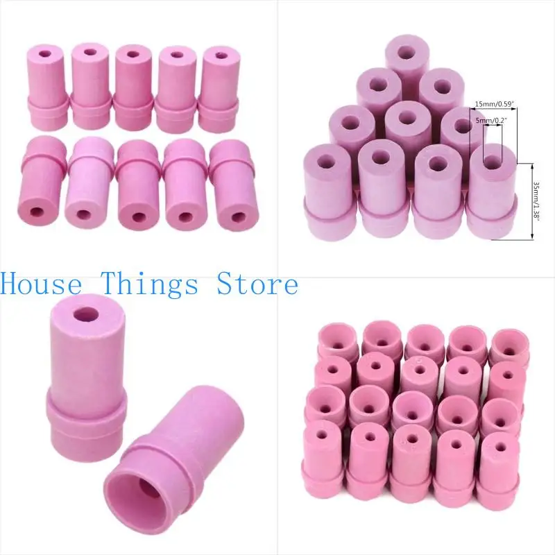 10pcs Ceramic Sandblaster Nozzle Tips,Abrasive Sand Blaster Blasting 4.5mm,5mm,6mm and 7mm Inner Diameter (Pack of 10)