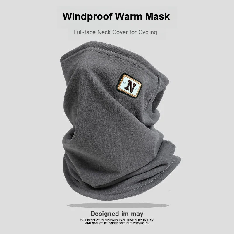 Warm Face Neck Gaiter Windproof Full Face Protection for Autumn Winter Outdoor Cycling for Men and Women