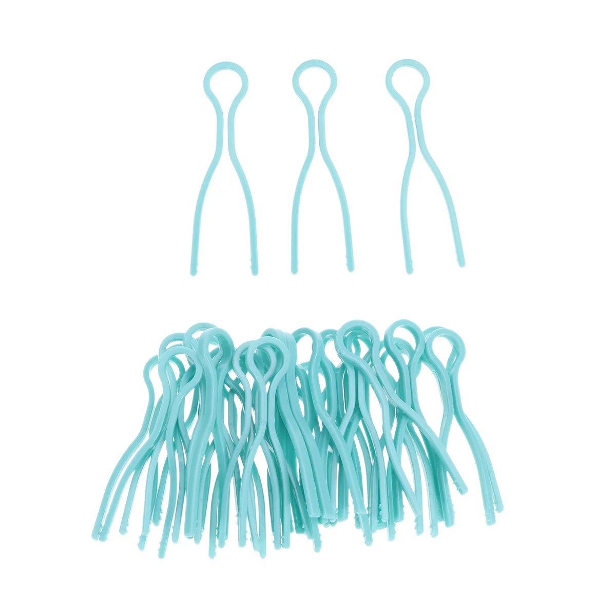 50 قطعة مقاطع بكرة الخياطة الخضراء موضوع كليب عالية الجودة مشبك من البلاستيك المنظم لمتعددة طبقات النسيج مقاطع بكرة