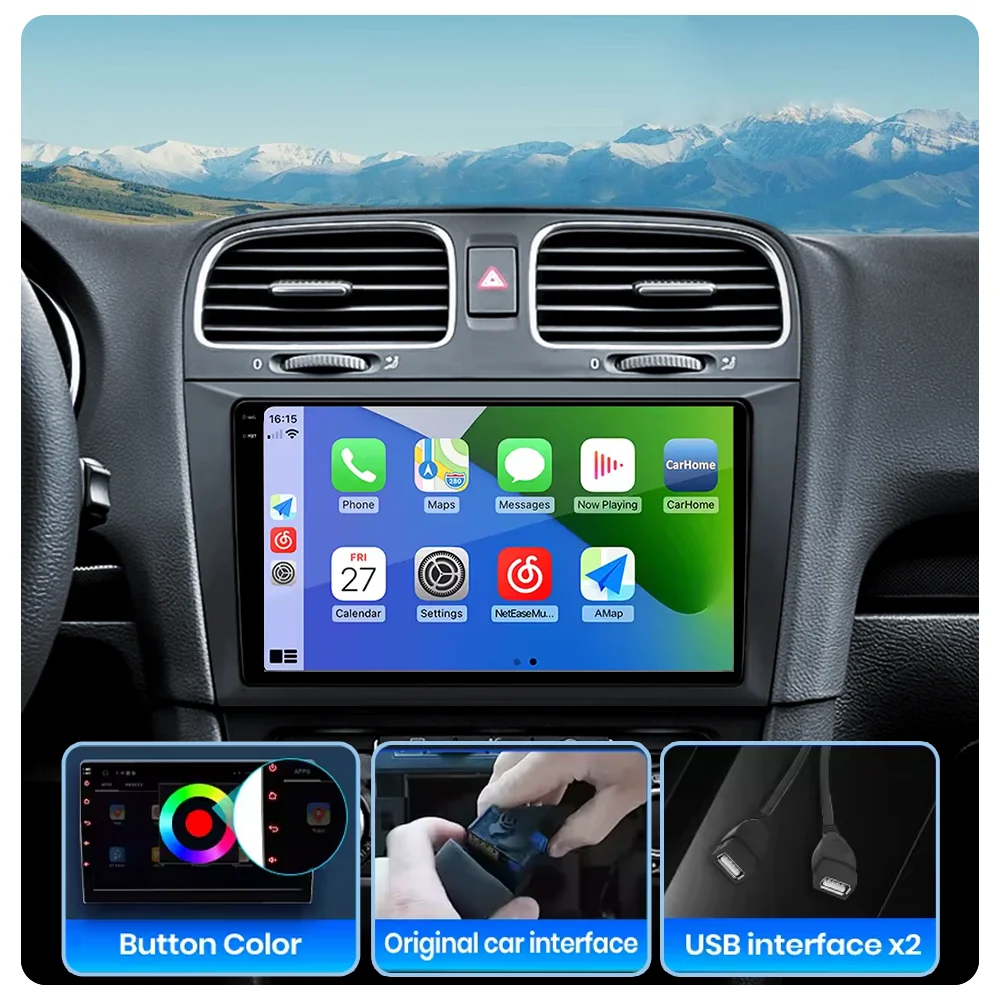 أندرويد 15 راديو السيارة لهوندا Vezel 2 HR-V RV RZ 2021 2022 2023 2024 Carplay السيارات لتحديد المواقع لاعب DSP الوسائط المتعددة 2 Din فيديو ستيريو