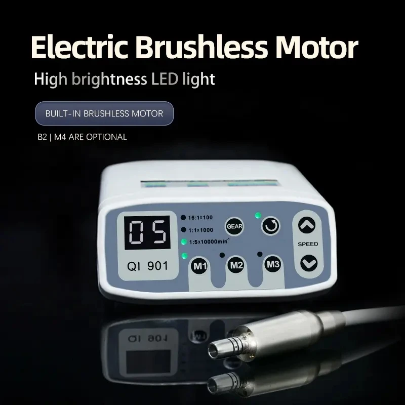 Dental electric motor led brushless electric slow speed motor dental