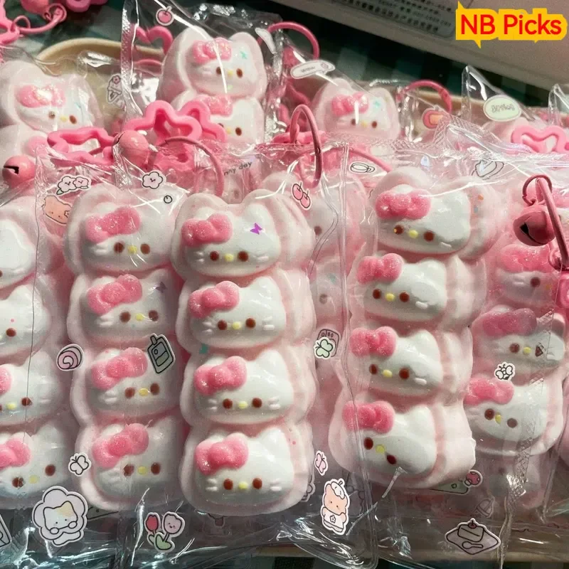 

Набор из 3 силиконовых игрушек-антистресс Hello Kitty (пищевой силикон), медленно восстанавливающие форму, для снятия стресса и вымещения эмоций, праздничный подарок