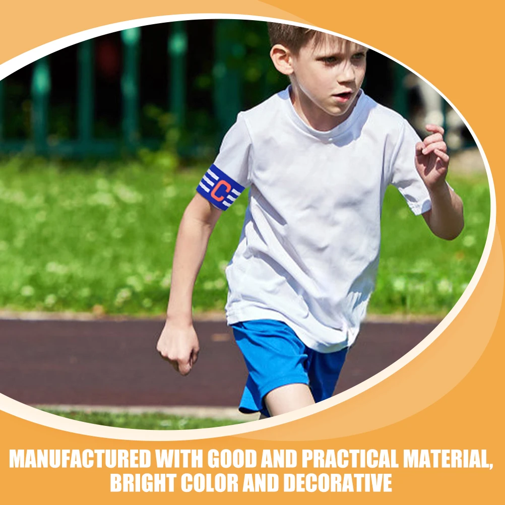 

4pcs Soccer Captain Armband Adjustable Sports Leader Armband For Football Rugby Basketball Ice Hockey Team Leaders Arm Sign