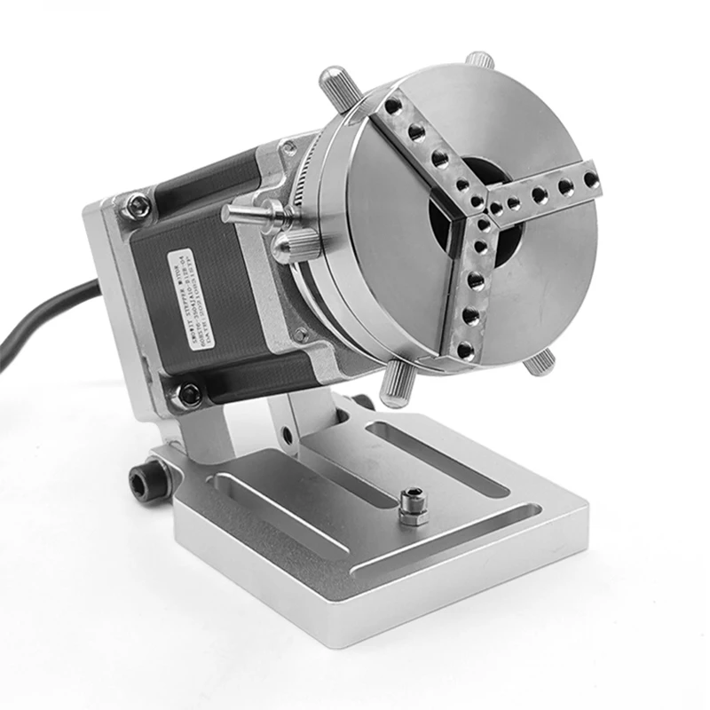 Quick Clamping Rotary Shaft Mini Marking Machine Rotary Shaft Stainless Steel Rotary Fixture Ring Jewelry E69 Mini