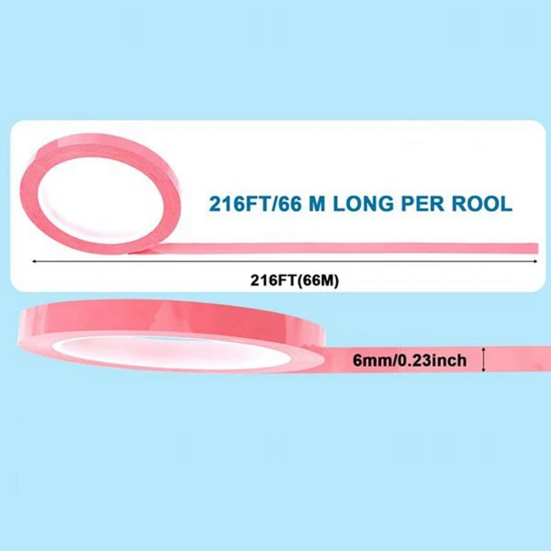 Sterilization Tape Instruments Identification Tape 1/4Inch Width 216Ft Length 10 Colors