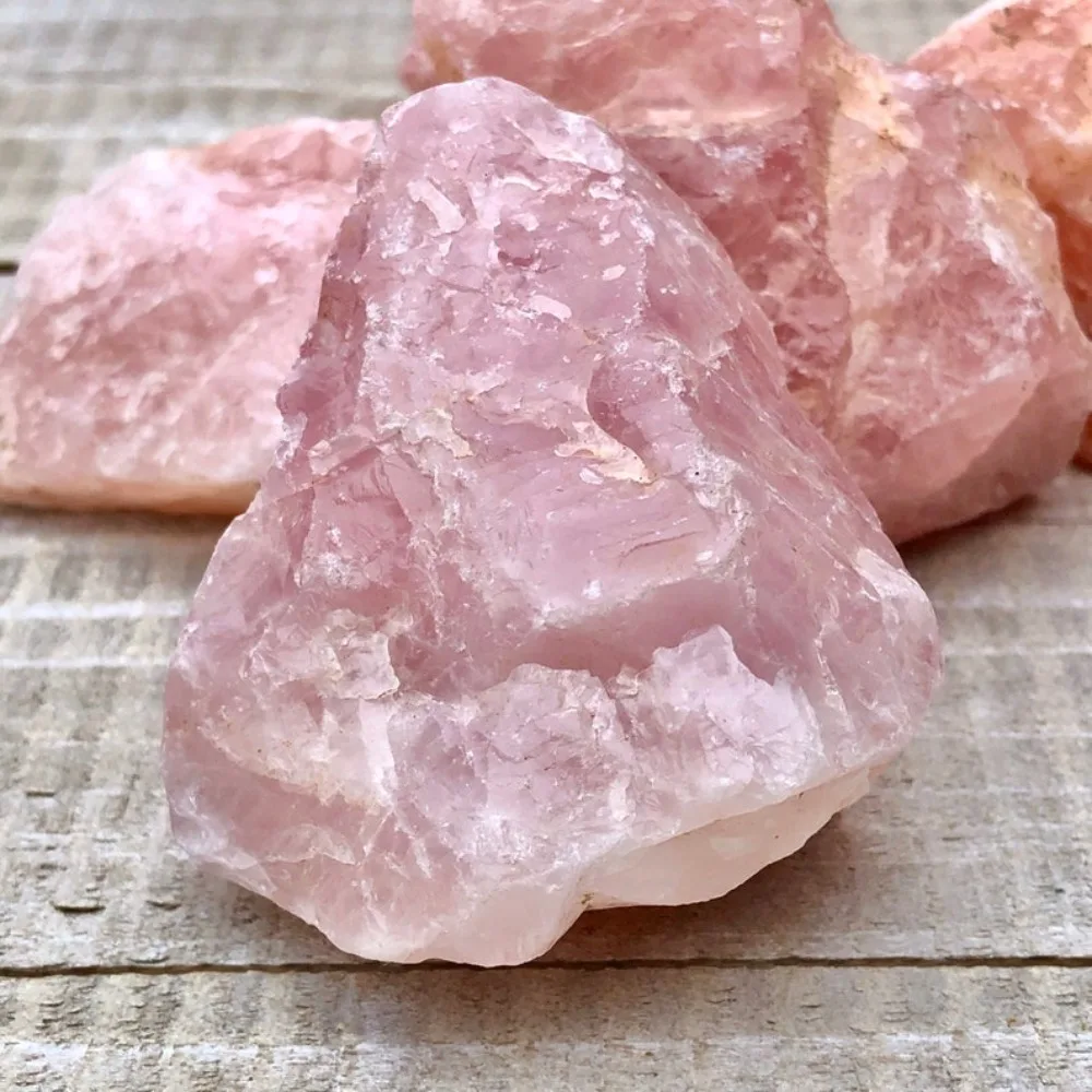 Big Natural Rose Quartz Stone Raw Crystals Stones Healing Mineral Specimen Rock Raw Rough Quartz Pink Crystal Gemstones