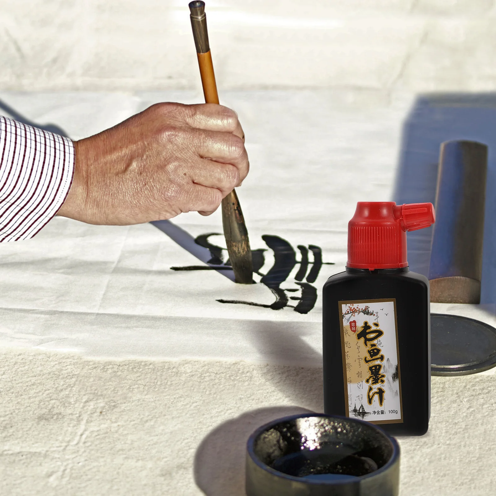 6pcs Calligraphy Ink Stable Color Greeting Cards Invitations Paper Craft Writing Desktop Decor Painting Tools Stationeries