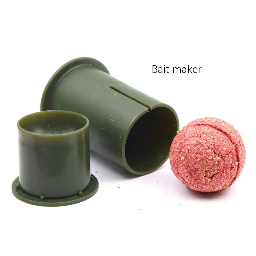 Carp Fishing Tools For 40mm Fishing Bait Maker Groundbait Boilie Ball Mold Method Feeder Fishing Accessories Tackle Equipment