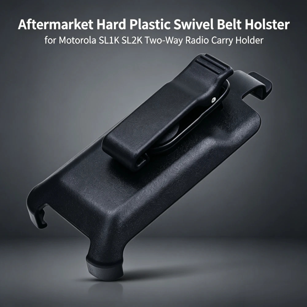 PMLN7939A Hard Holster with 360° Swivel Belt Clip for Motorola DTR600 DTR700 DTR720 Walkie Talkie - Rotatable Holster for Busine