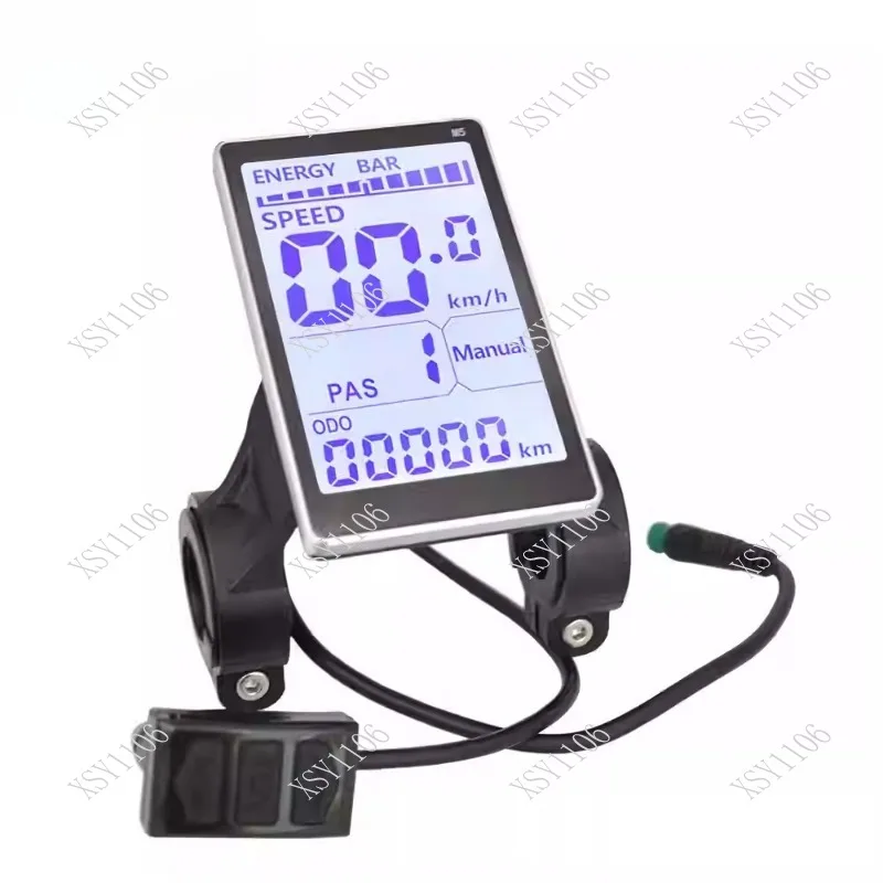 Waterproof M5 LCD Display Intelligent Speedometer for Electric Bicycle Scooter Mountain Bike