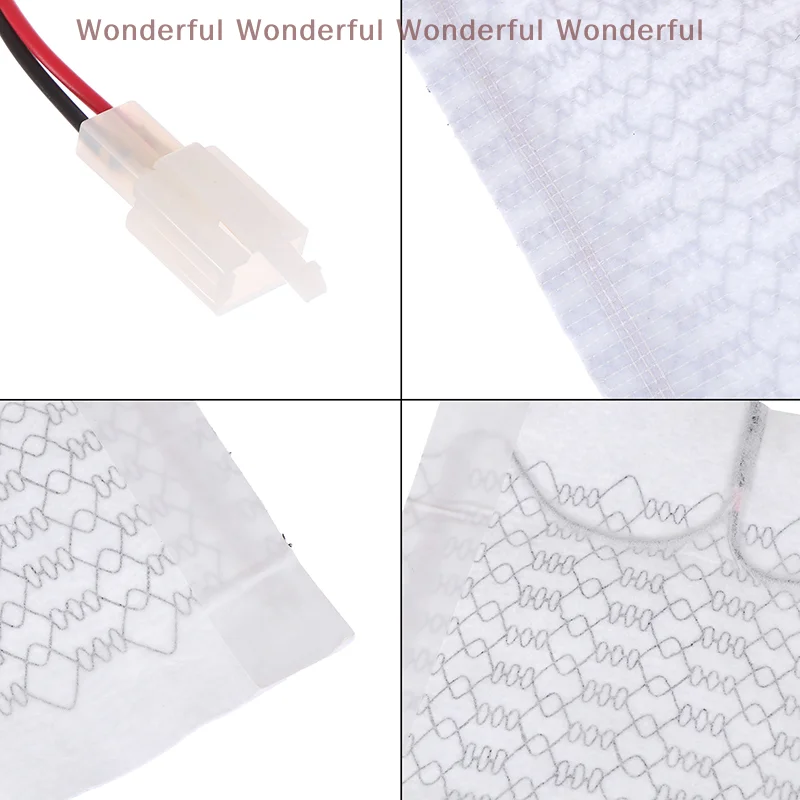 

1pcs Winter Warmer Covers Universal For Car 12V Carbon Fiber Heated Seat Heating Heater Pads