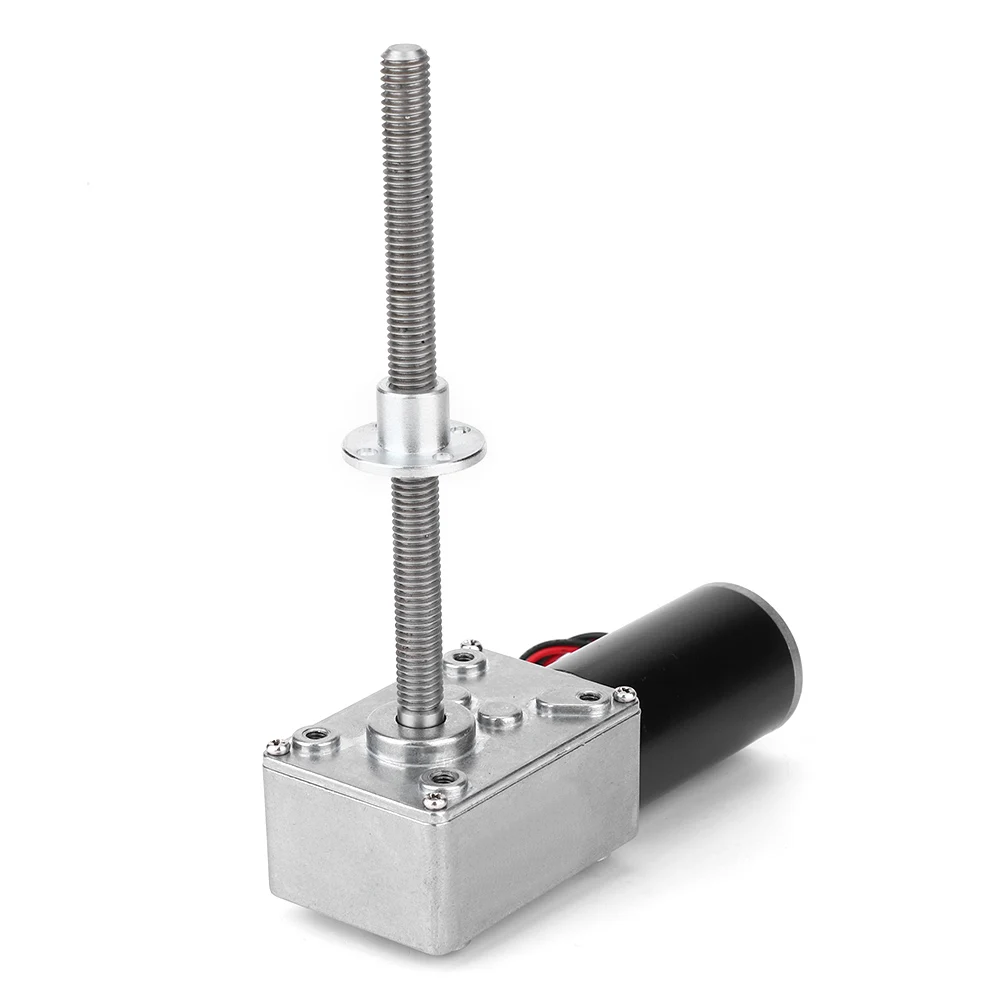 Silnik z przekładnią ślimakową o wysokim momencie obrotowym, miedziana przekładnia ślimakowa z podwójnym łożyskiem kulkowym do elektrycznych szyb, 24V