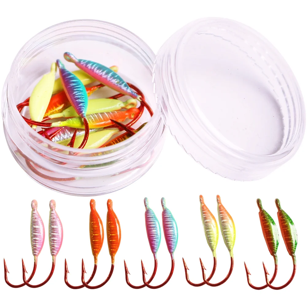 

1g Small Jig Head Hooks 5 Colors Curved Brushed WeFor Light Tackle Anglers 1g Small Jig Head Hooks 5 Cighted Head Fishing Lures