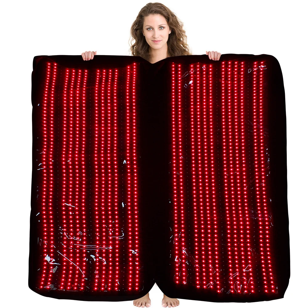 Sunglor full body pad pain relief red light therapy belt wrap infrared light therapy sleeping bag