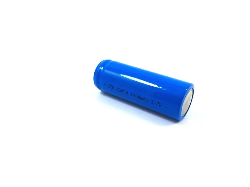 2pce ICR18490 18490 1400mAh rechargeable lithium battery 3.7V 18500