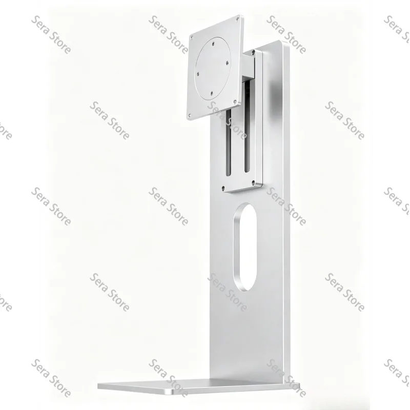 XDR Style Silver Aluminum Gas Spring Monitor Arm Rotating Height Adjustable for 27 32 34 Inch VESA 100