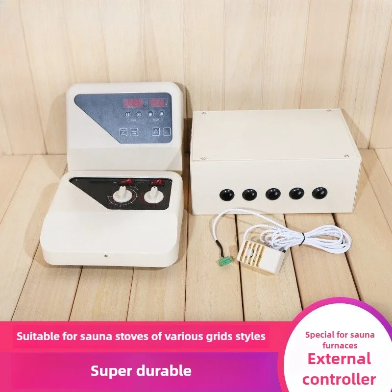 Bestseller 3-15KW Sauna Furnace Digital Display External Controller, Temperature Dry Steaming/sweat Steaming Temperature Control