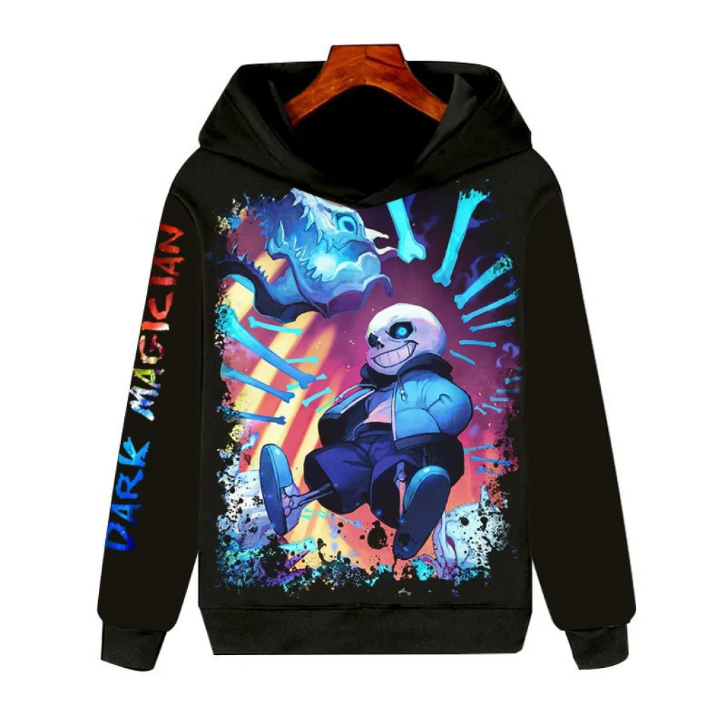 Autumn Game 3D Print ink Sans Hoodies Men Women Casual Streetwear Sweatshirts Long Sleeve Pullovers Tracksuit Adult Clothing