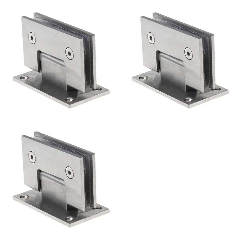 

ABYP 3 компл., 8-12 мм, петля для стеклянной двери, душевая дверь, безрамный кронштейн, настенный дверной зажим для ванной комнаты