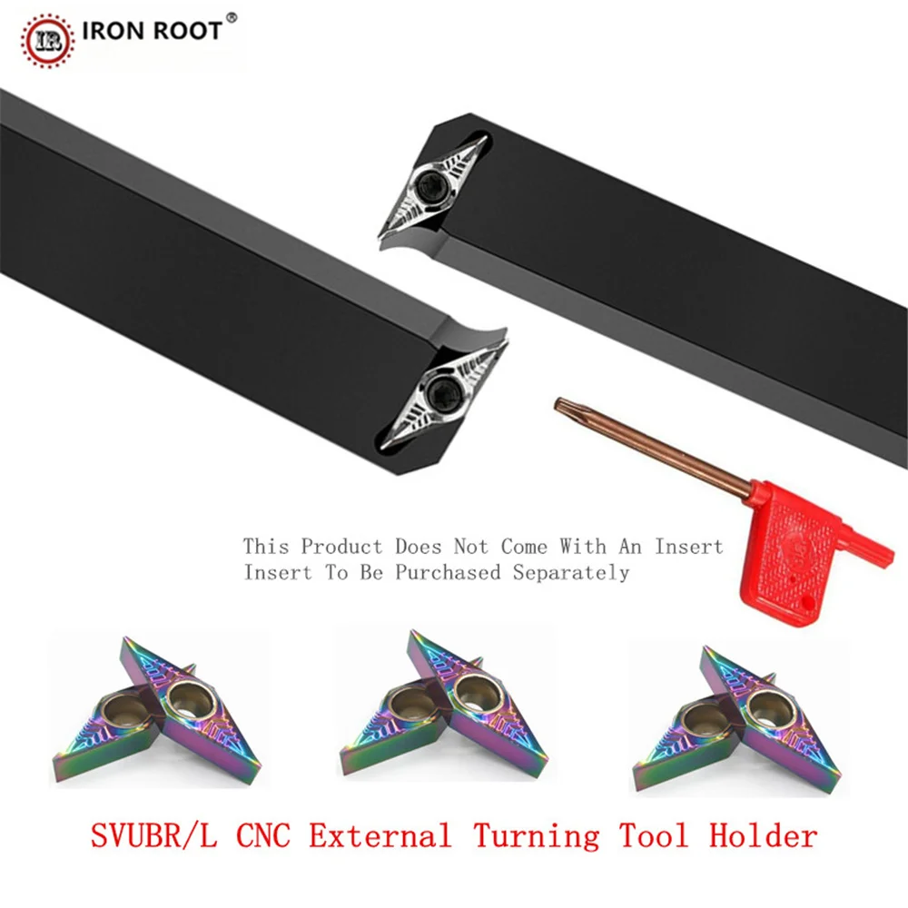 IRON ROOT SVUBR1616H16 SVUBR2020K16 SVUBR2525M16 SVUBR3232P16 External Turning Tool Holder CNC lLathe Tool FOR VBMT160308 Insert