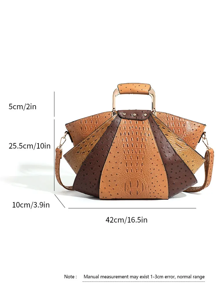 Bag woman Shoulder Bag High-end Leather Large Capacity Shopping Bag Fashion Women\'s Handbag Crossbody Large bags for women