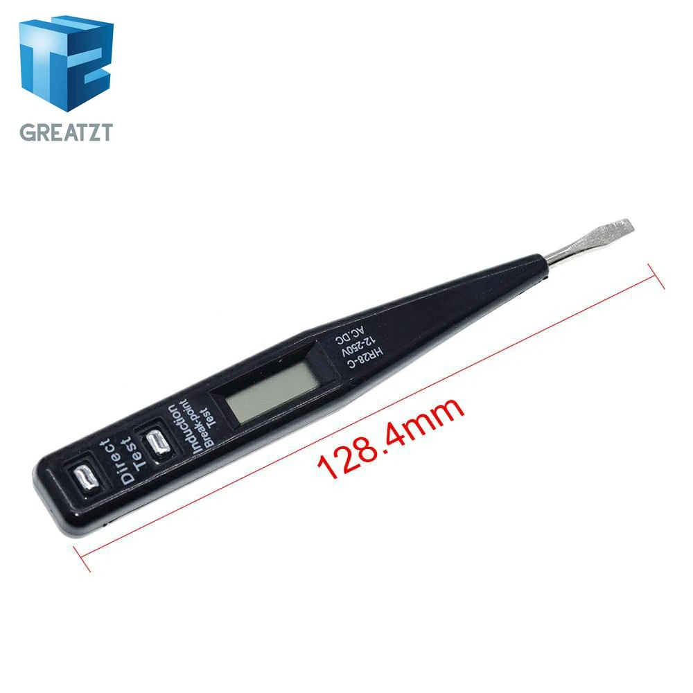 GREATZT Electric Indicator Voltage Meter Digital Voltmeter 12V-250V Socket Wall AC/DC Power Outlet Detector Sensor Tester Pen