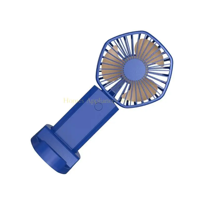 D0AB 휴대용 팬 강력한 핸드 헬드 팬 충전식 3 스피드 작은 핸드 헬드 팬