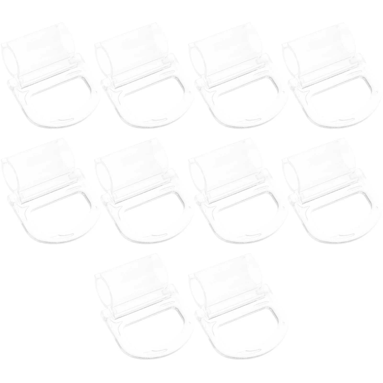 

10Pcs Transparent Roller Shades Handle Fit 15Mm Shade Pulls for Roller Shutters Lightweight Replacement Pull Down Blinds