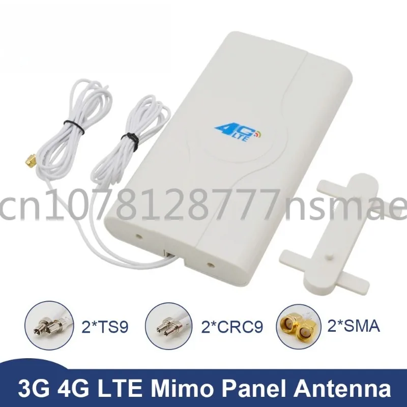 800-2700mhz Indoor Panel Antenna 2*44dbi 3g 4g 2* SMA/2* CRC9/2* TS9 Male Connector Booster Mimo Antenna+3/5M Cable