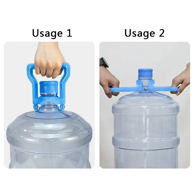 Cubos con asa para botella de agua, herramientas de transporte con mango ergonómico, portadores de cubo de agua para oficinas, escuelas,