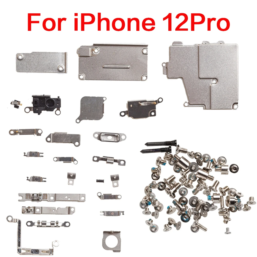 Inner Metal Bracket Holder With Full Set Screws For iPhone 12 Mini Pro Max Small Accessories Replacement